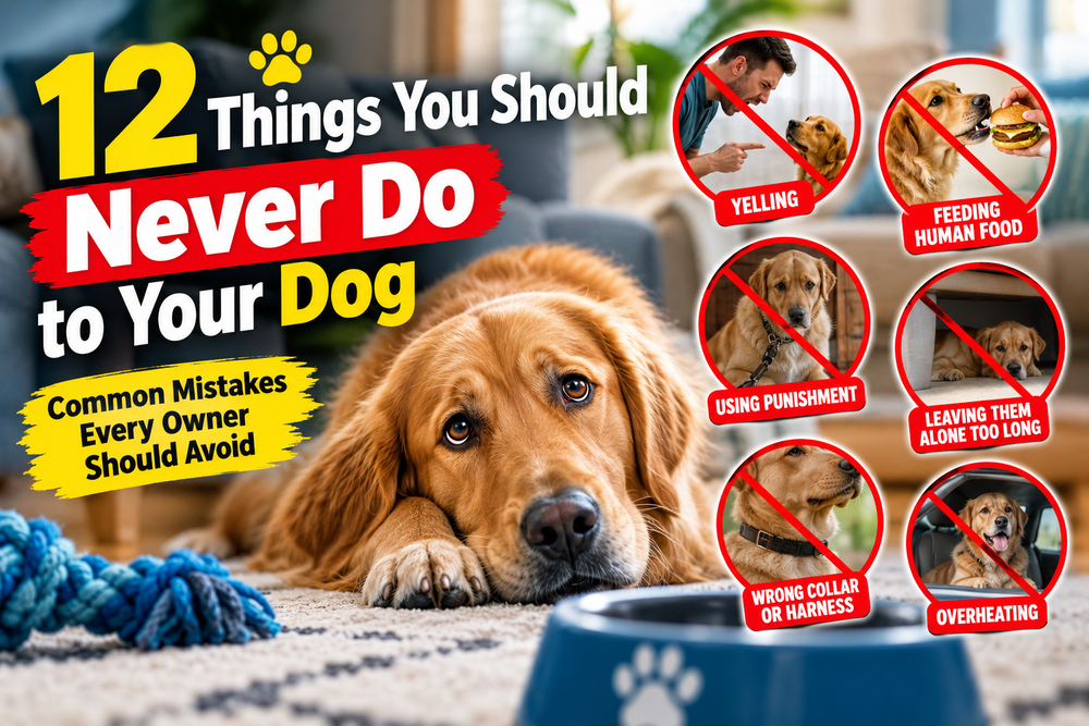 12 Things You Should Never Do to Your Dog: Common Mistakes Every Owner Should Avoid