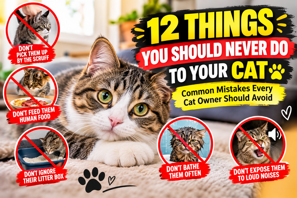 12 Things You Should Never Do to Your Cat: Common Mistakes Every Cat Owner Should Avoid