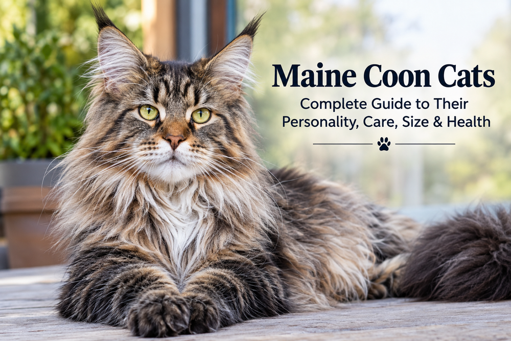 Maine Coon Cats: Complete Guide to Their Personality, Care, Size & Health