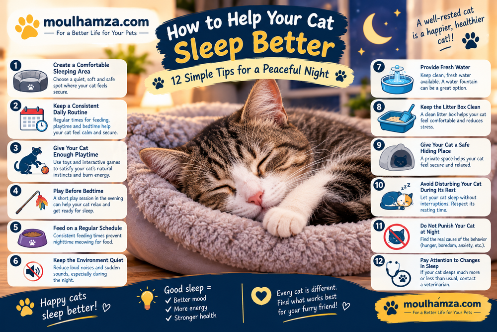 How to Help Your Cat Sleep Better: 12 Proven Tips for a Calm and Healthy Sleep Routine
